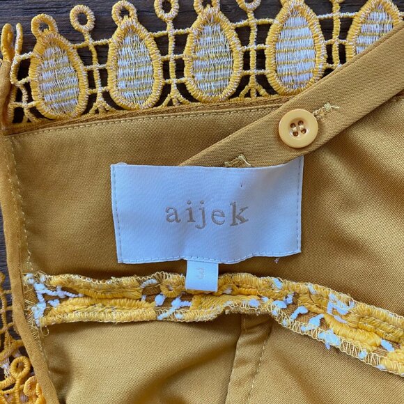 aijek Marianna Lace Embroidered Halter Dress - Picture 9 of 9